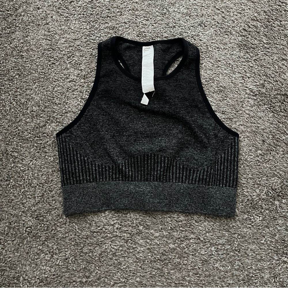 Fabletics black sports bra